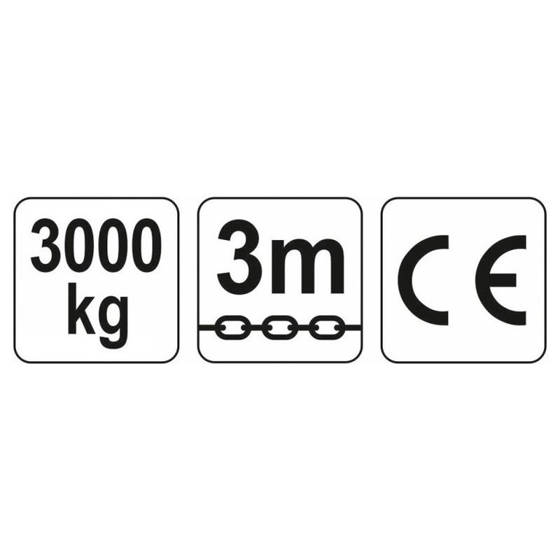 YATO Láncos emelő 3000 kg 3m (YT-58954)