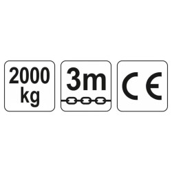 YATO Láncos emelő 2000 kg 3m (YT-58953) YATO Láncos emelő 2000 kg 3m (YT-58953)
