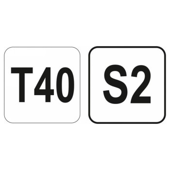 YATO T-kulcs T40 / 170 mm S2 (YT-05609)