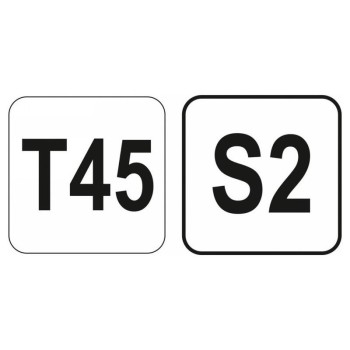 YATO T-kulcs T45 x 220 mm S2 (YT-05610)