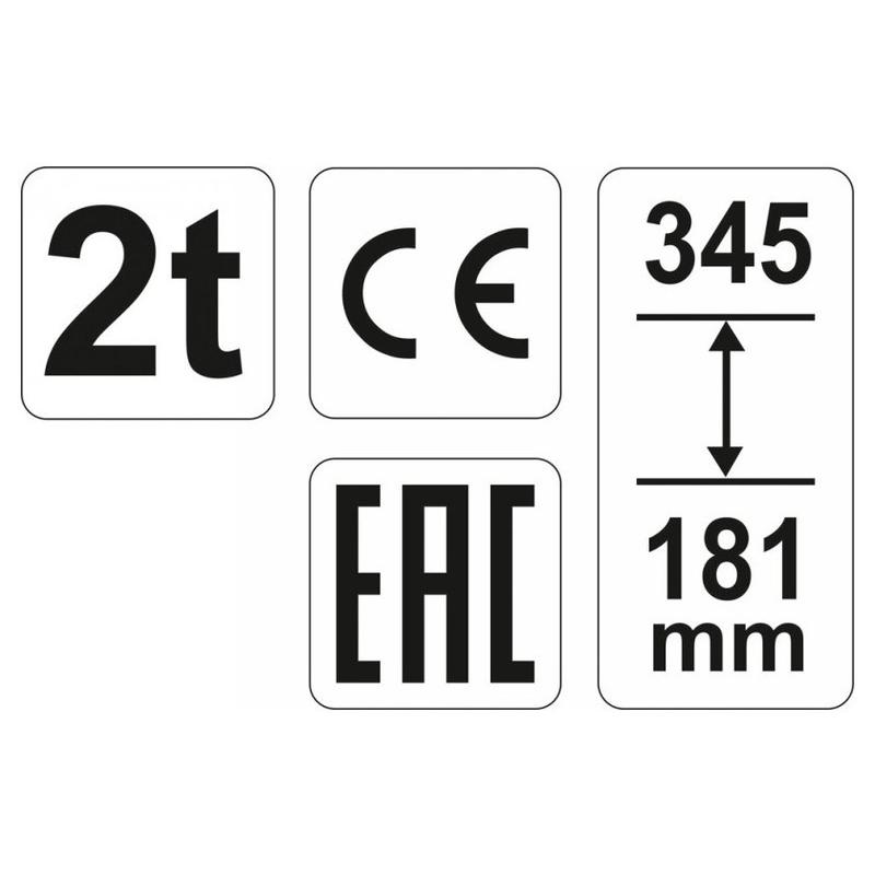 YATO Hidraulikus emelő 2t (YT-17000)