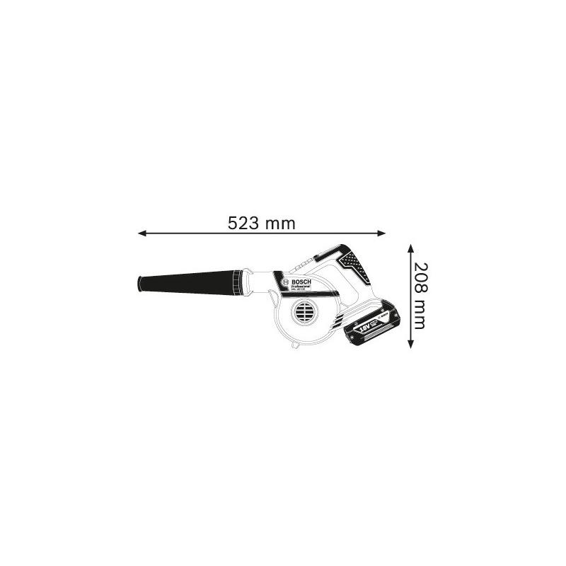 BOSCH GBL 18V-120 Akkus fúvókészülék (akku és töltő nélkül) (06019F5100)