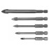 STHOR Üveg- és csempefúrószár készlet 5 részes (4, 5, 6, 8, 10 mm) (21709) STHOR Üveg- és csempefúrószár készlet 5 részes (4, 5, 6, 8, 10 mm) (21709)