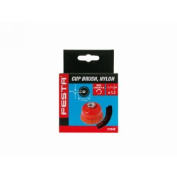 FESTA Fazékkefe 75 mm x M14 nylon (21940F) FESTA Fazékkefe 75 mm x M14 nylon (21940F)