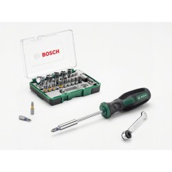 BOSCH Racsnis bithegy és dugókulcs készlet 27 részes + csavarhúzó (2607017331) BOSCH Racsnis bithegy és dugókulcs készlet 27 részes + csavarhúzó (2607017331)