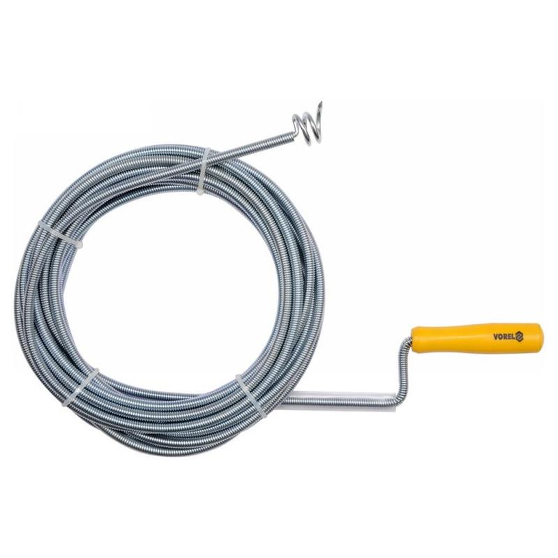 VOREL Csőtisztító spirál 10 m/10 mm (55545)