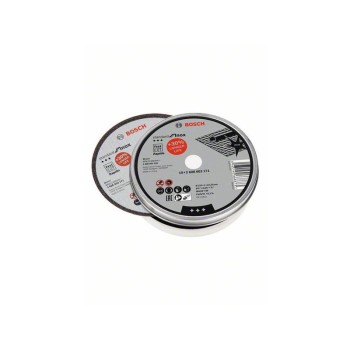 BOSCH Vágókorong fémre 125 x 1,0 x 22,2 mm inox egyenes WA 60 T BF Rapido fémdobozban (10 db/cs) (2608603255)
