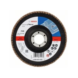 BOSCH Lamellás csiszolókorong kúpos 125 x 22,2 / P40 alu-oxid X431 (2608603656) BOSCH Lamellás csiszolókorong kúpos 125 x 22,2 / P40 alu-oxid X431 (2608603656)
