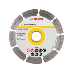 BOSCH Gyémánt vágókorong 125 x 2,0 x 7,0 x 22,2 mm szegmentált ECO for Universal (2608615028) BOSCH Gyémánt vágókorong 125 x 2,0 x 7,0 x 22,2 mm szegmentált ECO for Universal (2608615028)