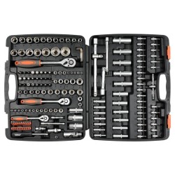 STHOR Dugókulcs készlet 173 részes 1/4', 3/8', 1/2' CrV (58688)