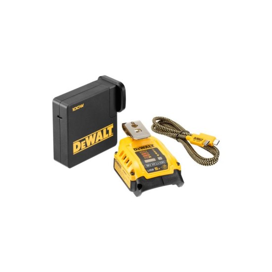 DEWALT XR Akkumulátor USB töltő szett DCB094K (DCB094K-QW)