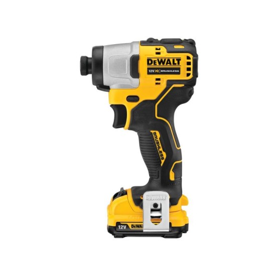 DEWALT Akkus ütvecsavarozó 12 V szénkefe nélküli (2 x 2 Ah + töltő) DCF801D2 (DCF801D2-QW)