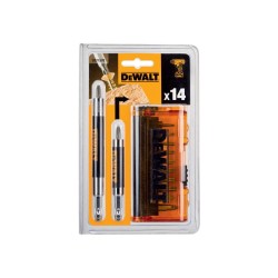 DEWALT Bithegy készlet bittartóval 14 részes (DT71570-QZ)