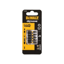 DEWALT Extreme Impact Bithegy PZ1 x 25 mm (5 db/cs) (DT7386T-QZ)