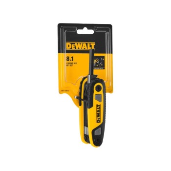 DEWALT Imbuszkulcs készlet 8 részes (1,5-2-2,5-3-4-5-6-8 mm) (DWHT0-70263)