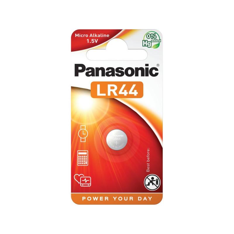 PANASONIC LR44 alkáli gombelem 1,5 V (LR44L-1BP-PAN)