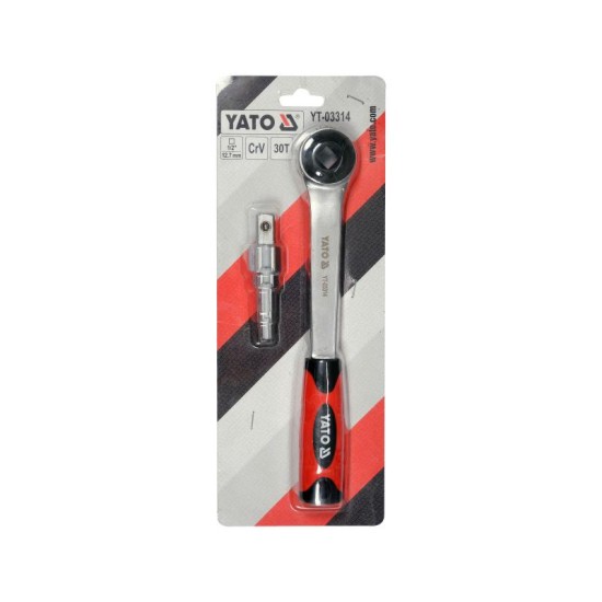 YATO Lépcsős radiátorkulcs 1/2' racsnis hajtószárral 30T CrV (YT-03314) YATO Lépcsős radiátorkulcs 1/2' racsnis hajtószárral 30T CrV (YT-03314)