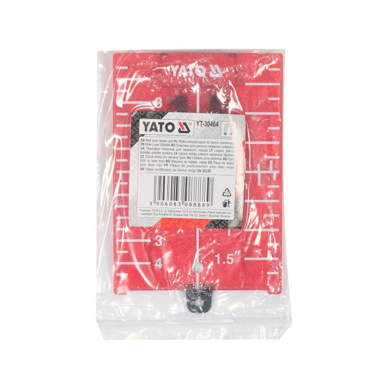 YATO Lézer céltábla piros mágneses (YT-30464)