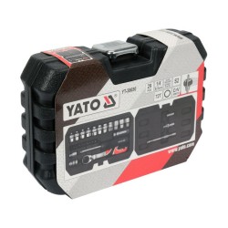 YATO Nyitott dugókulcs készlet 29 részes 1/4' Spline (YT-38650) YATO Nyitott dugókulcs készlet 29 részes 1/4' Spline (YT-38650)