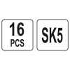 YATO Szike készlet 16 részes (YT-75370)