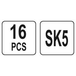 YATO Szike készlet 16 részes (YT-75370)