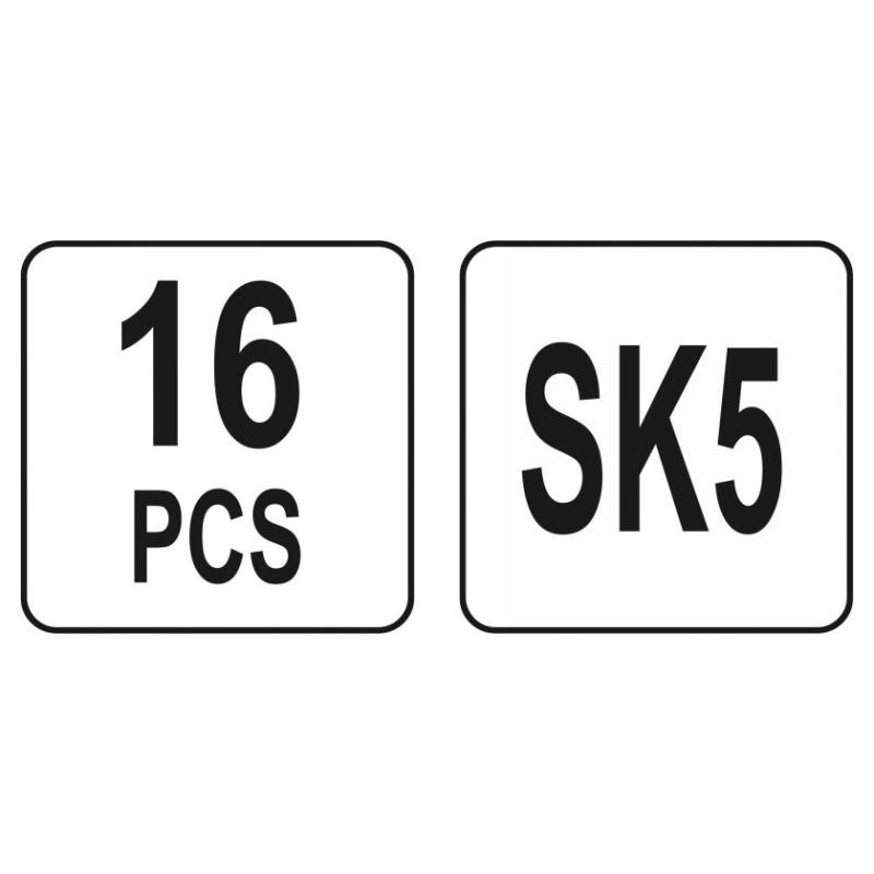 YATO Szike készlet 16 részes (YT-75370)