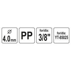 YATO Fogantyú 4,0 mm láncfűrész reszelőhöz (YT-85060) YATO Fogantyú 4,0 mm láncfűrész reszelőhöz (YT-85060)
