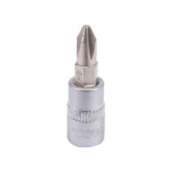 YATO Bit dugókulcs Phillips 1/4' PH2 CrV (YT-04412) YATO Bit dugókulcs Phillips 1/4' PH2 CrV (YT-04412)