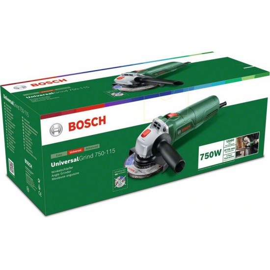 BOSCH Sarokcsiszoló 115 mm UniversalGrind 750-115 / 750 W (06033E2000)