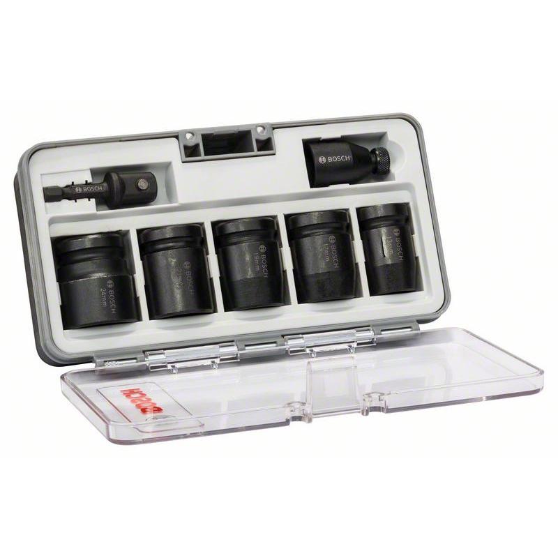 BOSCH Gépi dugókulcs készlet 7 részes 1/2' (13-17-19-21-24 mm) Impact Control (2608551029)