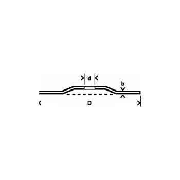 BOSCH Tisztítókorong fémre 230 x 6,0 x 22,2 mm hajlított Standard for Metal A 24 P BF (2608603184)