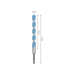 BOSCH EXPERT HEX-9 Multiconstruction fúrószár 16,0 x 150/200 mm 1/4' bitbefogással (2608902361) BOSCH EXPERT HEX-9 Multiconstruction fúrószár 16,0 x 150/200 mm 1/4' bitbefogással (2608902361)