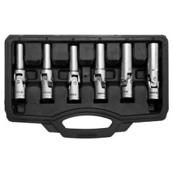 YATO Csuklós izzítógyerta-kulcs 6 részes 3/8' CrV (YT-05339)