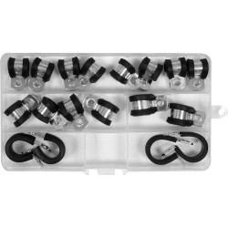 YATO Gumi tömítésű csőbilincs készlet 18 részes (YT-067833) YATO Gumi tömítésű csőbilincs készlet 18 részes (YT-067833)