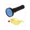 YATO Elemes UV zseblámpa + szemüveg (YT-08582)