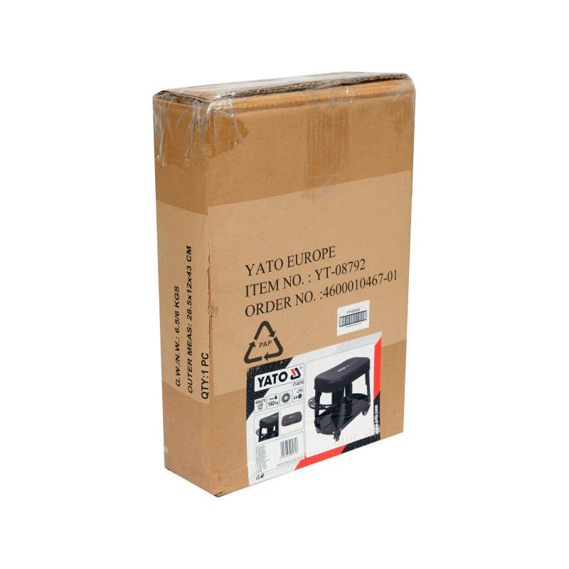 YATO Műhelyzsámoly 140 kg csapágyas kerekek (YT-08792)