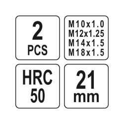 YATO Gyújtógyertya menetjavító készlet 2 részes (YT-17697)