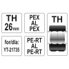 YATO Krimpelő betét YT-21735 krimpelőhöz TH-típus 26 mm (YT-21746) YATO Krimpelő betét YT-21735 krimpelőhöz TH-típus 26 mm (YT-21746)