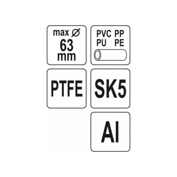 YATO Csővágó olló 63 mm PVC (YT-22273) YATO Csővágó olló 63 mm PVC (YT-22273)