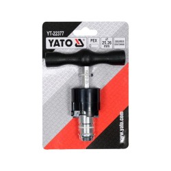 YATO Csőkalibráló 25, 26 mm Pex-Al-Pex csövekhez sorjázóval (YT-22377) YATO Csőkalibráló 25, 26 mm Pex-Al-Pex csövekhez sorjázóval (YT-22377)