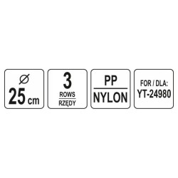 YATO Kefe 250 mm YT-24980 csőtisztítóhoz (YT-24972)