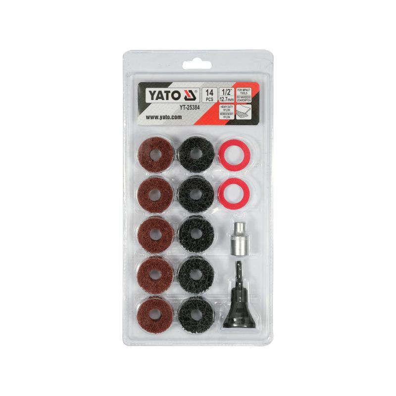 YATO Kerékagy csiszoló készlet 14 részes 1/2' (YT-25384)
