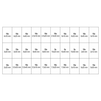 YATO Hasított illesztőszeg készlet 315 részes (YT-06785)