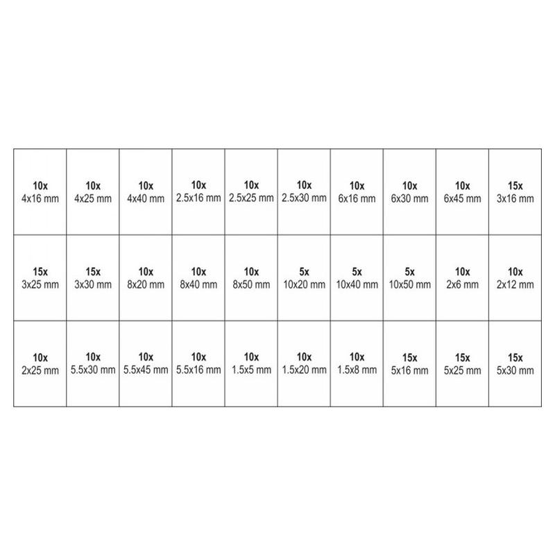 YATO Hasított illesztőszeg készlet 315 részes (YT-06785)