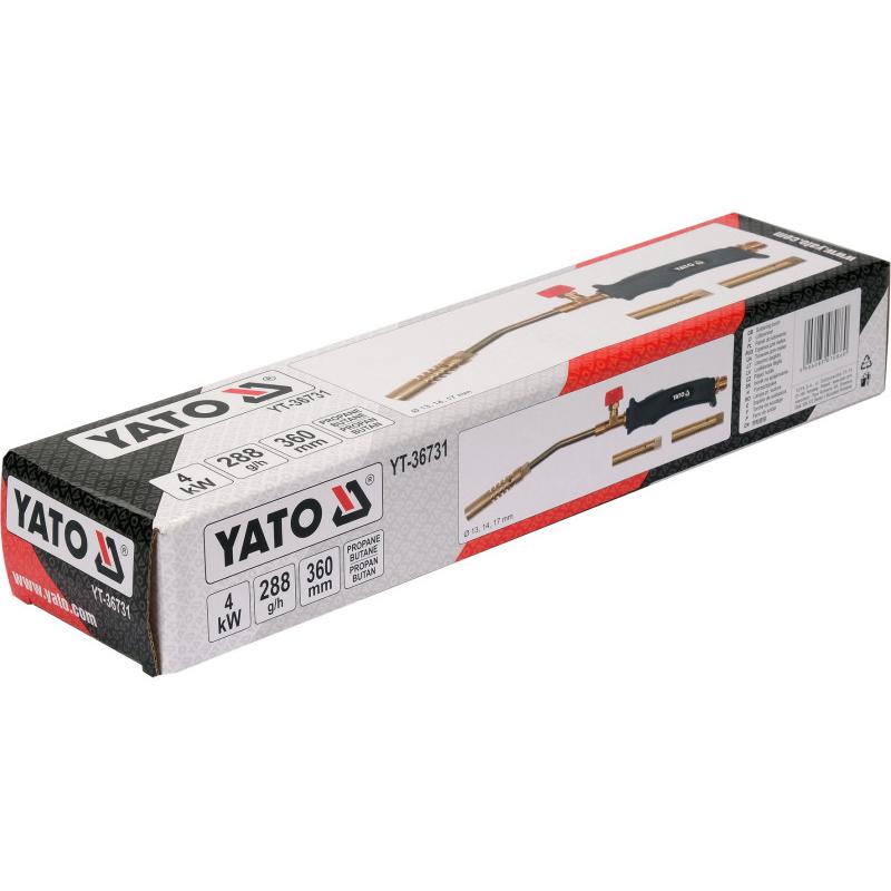 YATO Gázégő 4 kW 3 pótfejjel (perzselő) (YT-36731)