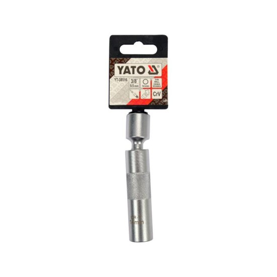 YATO Csuklós gyertyakulcs 3/8' 14 mm (YT-38516) YATO Csuklós gyertyakulcs 3/8' 14 mm (YT-38516)