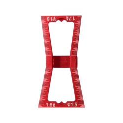 YATO Asztalos fecskefark sablon alumínium (YT-44080)