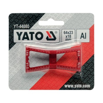 YATO Asztalos fecskefark sablon alumínium (YT-44080) YATO Asztalos fecskefark sablon alumínium (YT-44080)