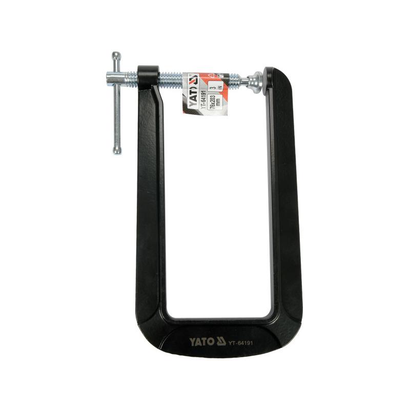 YATO C szorító 76 x 203 mm (YT-64191) YATO C szorító 76 x 203 mm (YT-64191)