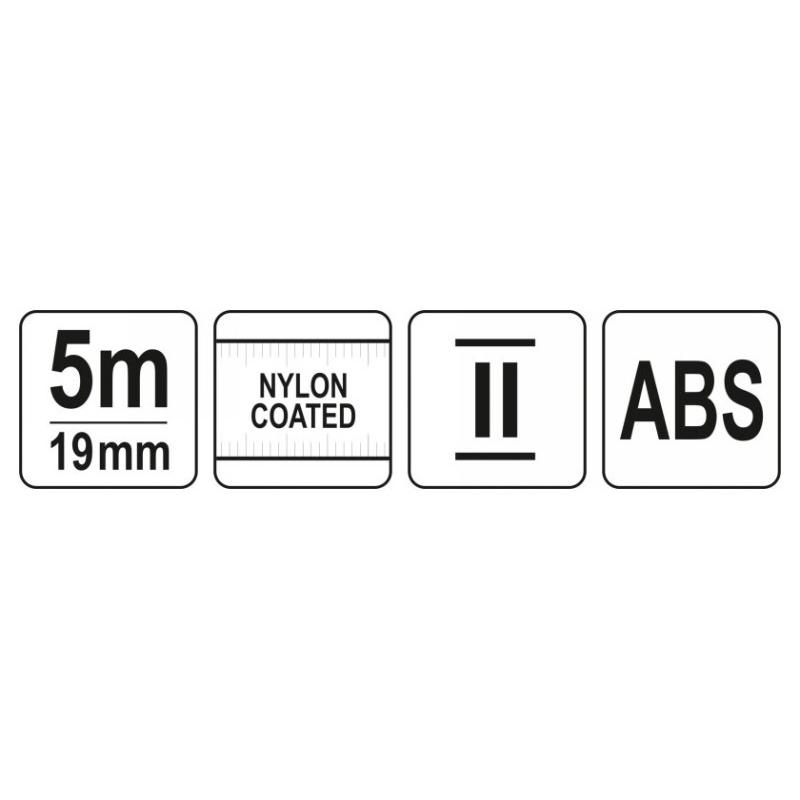 YATO Mérőszalag 5 m x 19 mm (YT-71071)